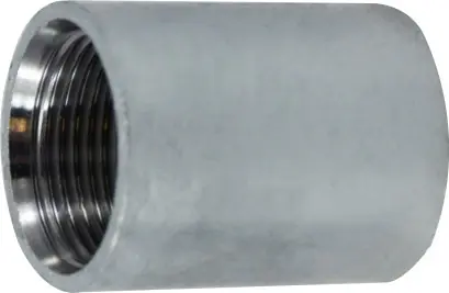Midland Metal 64781 Merchant Coupling, 4 in FPT x 4 in FPT, Steel, Galvanized Limited Offer