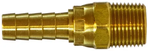Midland Metal 32355 Swivel Adapter, 1/2 in Hose x 3/8 in Male BSPT, Brass Price Cut