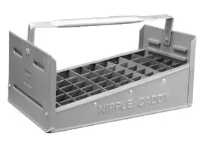 Midland Metal 990785 Steel Tote Trays, Black And Galvanized Schedule 40, 2 Steel Tote Tray, Nipples and Fittings Must Have