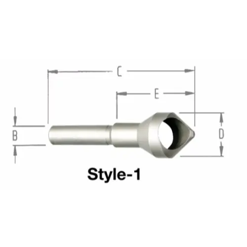 Alfa Tools CD98826 .431-7/8 x 1/2 USA Countersink & Deburring Tool High Quality