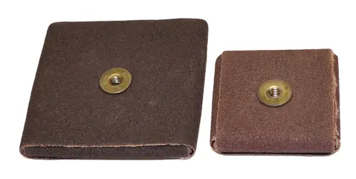 Alfa Tools SP78019 2" x 1/4" 100 Grit Aluminum Oxide Square Pad, 100 Pack Reduced Price