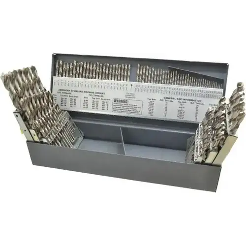 Alfa Tools S150199TN 115 pc HSS USA Split Point Tin Coated Set Discount