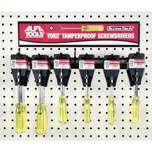 Genuine Alfa Tools SCD164H Tt27 x 7-1/2 Torx Tamperproof Screwdriver Hanger