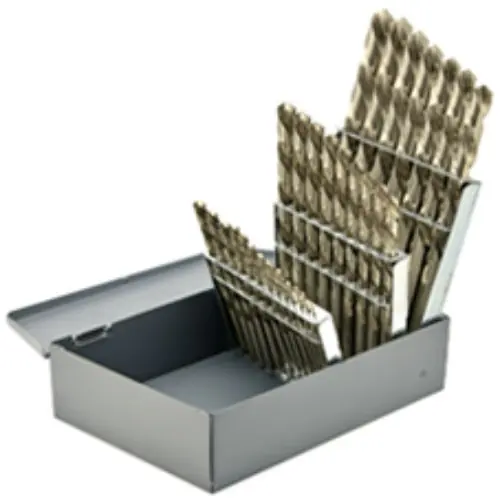 Alfa Tools SFL50190 29 pc HS 3 Flat Bit USA Split Point Jobber Drill Set Seasonal Sale