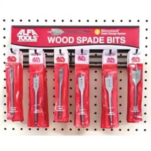 Alfa Tools WSB61193 30 pc Wood Spade Bit Display Today Only