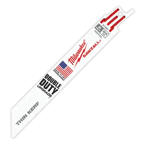 Direct From Factory Milwaukee Tool 48-00-8186 6" 24 TPI SAWZALL Blade for Thin Metal (25 PK)