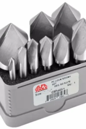 Alfa Tools CSF50572B 12 pc Set 90° Sg Flute Countersink 3/16-2" Buy Today