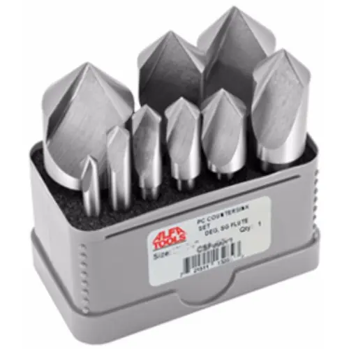 Alfa Tools CSF50572B 12 pc Set 90° Sg Flute Countersink 3/16-2" Buy Today