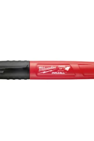 While Supplies Last Milwaukee Tool 48-22-3103 INKZALL Black Chisel Tip Marker
