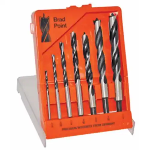 Instant Buy Alfa Tools BPW61137P 7 pc Brad Point Wood Drills Set