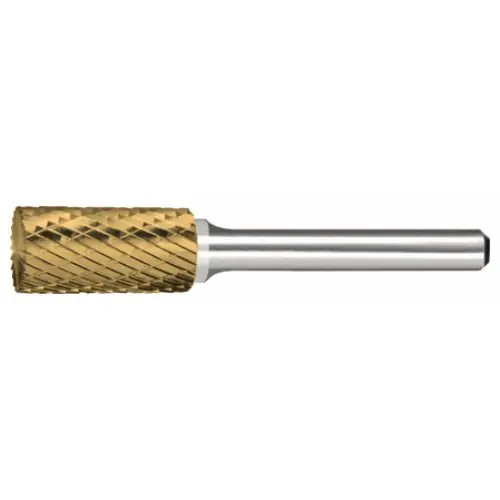 Weekend Sale Alfa Tools B71291DTN Sb-11 Carbide Burr Cylindrical End Cut Double Cut Tin Coated