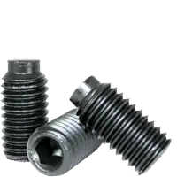 1/4"-20 x 1/4" Socket Set Screws, 1/2 Dog Point, Thermal Black Oxide, Coarse (UNC), Alloy Steel, Qty 100 Weekend Sale