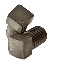 5/8"-11 x 5" Square Head Set Screws, Cup Point, Plain Finish, Full Thread, Coarse (UNC), Alloy Steel, Thru-Hardened, Qty 25 Buy Online
