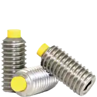 Flash Sale 10-32 x 5/8" Socket Set Screws, Nylon-Tip, 18-8 Stainless Steel, Fine (UNF), Qty 100