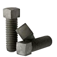 In Demand 1/2"-13 x 2 1/2" Square Head Set Screws, Cone Point, Plain Finish, Coarse (UNC), Case Hardened, Qty 50