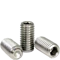 1"-8 x 2" Socket Set Screws, Cup Point, 18-8 Stainless Steel A2, Coarse (UNC), Qty 10 Holiday Sale