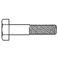 M10-1.50 x 16mm Hex Cap Screws, Metric Class 10.9, Zinc-Yellow Cr+6, Full Thread, Qty 100 Buy Today