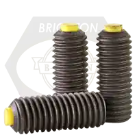 M10-1.50 x 20 mm Socket Set Screws, Nylon-Tip, Black Oxide, Coarse (UNC), Alloy Steel, Qty 100 Hot Picks