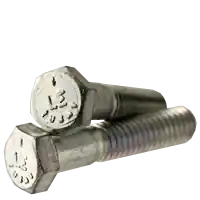 Brand New 5/8"-18 x 1 3/4" Hex Cap Screws, Grade 5, Zinc Cr+3, Full Thread, Fine (UNF), Medium Carbon Steel, Made in USA, Qty 25