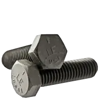 Best Seller 7/16"-14 x 5" Hex Cap Screws, Grade 5, Plain Finish, Partial Thread, Coarse (UNC), Medium Carbon Steel, Made in USA, Qty 25