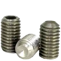 Free Returns 1/2"-13 x 1" Socket Set Screws, Cup Point, Plain Finish, Coarse (UNC), Ni-Cu Alloy, Qty 25