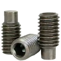 3/8"-24 x 1" Socket Set Screws, Full Dog Point, Black Oxide, Fine (UNF), Alloy Steel, Qty 100 Latest
