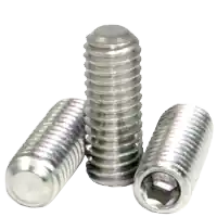 10-32 x 3/16" Socket Set Screws, Flat Point, 18-8 Stainless Steel, Fine (UNF), Qty 100 Hassle-Free Returns