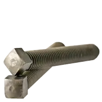 3/8"-16 x 1 3/4" Square Head Set Screws, 1/2 Dog Point, Plain Finish, Coarse (UNC), Case Hardened, Qty 100 Budget