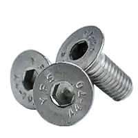 Factory Price M16-2.00 x 70 mm Flat Head Socket Cap Screws, 316 Stainless Steel A4, Partial Thread, Coarse (UNC), Qty 25