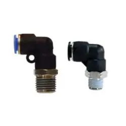 Limited Time Midland Metal 269PPSC-8B Swivel Male Elbow, Composite Body Push In Fittings, 1/2 x 1/4 Plastic Pp Svwl Ml Elbow, Brass Fittings