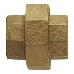 Grab Now Midland Metal 80104-02 Union, 1/8 in x 1/8 in, Bronze