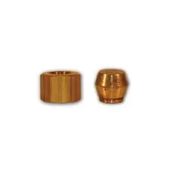 Mid-America Fittings LF260X3 Sleeve, 3/16 in Compression x 3/16 in Compression, Brass Shop Now