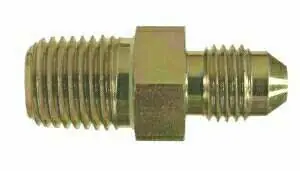 Best Choice Midland Metal 240434 JIC Male Connector, Straights Steel 37 Degree JIC Flare, -03 Mjic x 1/4 Mnpt, Hydraulics