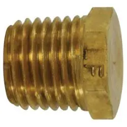 Midland Metal 706121-02 MIP Hex Plug, Lead-Free Pipe, Lf 7121 1/8 Hex Head Plug, Lead-Free Fittings Top Rated