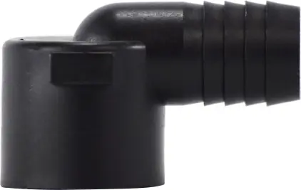 Midland Metal 33338P 90 deg Elbow, 1/4 in Hose Barbed x 1/8 in FIP, Polypropylene Buy Direct