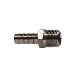 Luxury Midland Metal HB Series SSHB-06-02MP Rigid Adapter, 3/8 in Hose x 1/8 in MNPT, Stainless Steel