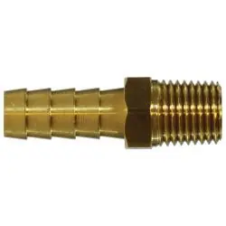 AMC 07001-0202-003 Rigid Adapter, 1/8 in Hose Barbed x 1/8 in MNPTF, Brass Super Sale
