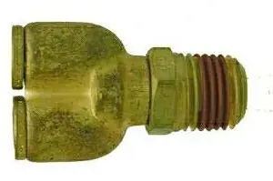 Midland Metal 20557 Union Wye, 1/4 in Push-In Tube x 1/4 in MIP x 1/4 in Push-In Tube, Brass Trending