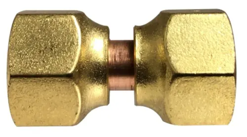 AMC 704070-06 Swivel Coupling, 3/8 in 45 deg Female Flared x 3/8 in 45 deg Female Flared, Brass Same Day Shipping