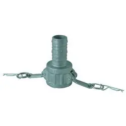 Special Discount Buchanan Rubber CGC-200-A1S Cam and Groove Coupler with Stainless Steel Handle, 2 in Type C x 2 in Hose Barbed, Aluminum