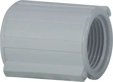 Midland Metal 55951 Pipe Coupling, 3/4 in FPT x 3/4 in FPT, PVC, White, SCH 40 Schedule Super Sale