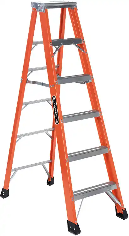 Order Now LOUISVILLE Stepladder,Fg,6 ft.,375 lb. FS1306HD
