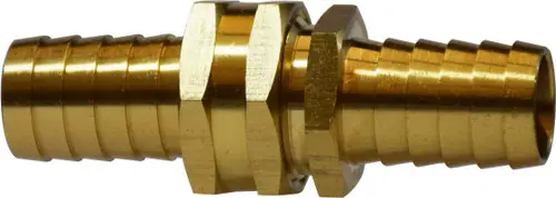 AMC 707042-10 Coupling Set, 5/8 in Hose Barbed x 5/8 in Hose Barbed, Brass Low Price