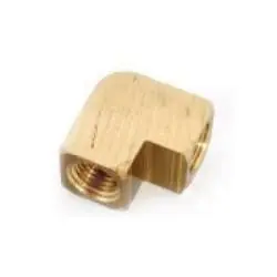 AMC 706100-08 Barstock 90 deg Elbow, 1/2 in FPT x 1/2 in FPT, Brass Crafted