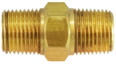 Price Cut Midland Metal 28815 Hex Nipples, BSPT/BSPP Fittings, 1/8 Bspt x 1/8 Mip Hex Nipple, Brass Fittings
