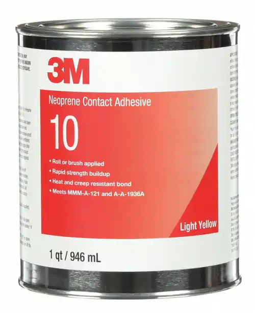 Crafted 3M ContactAdhesive,Multi-Purpose,1Qt,Yellow 10