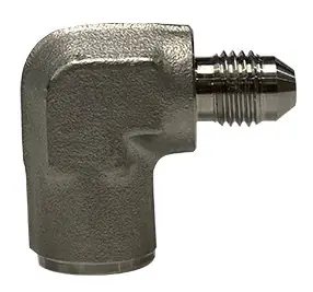 Midland Metal SS2502-16-16 90 deg Elbow, 1 in Male 37 deg JIC Flared x 1 in FNPT, Stainless Steel Trusted Brand