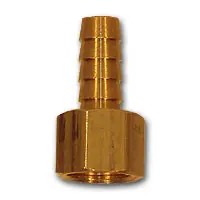 Midland Metal 29FS-32 Hose to Ball End Swivels, MAF/USA HOSE BARB, 3/16Hid x 1/8 Npsm Fe Ball End, MAF/USA Brass Fittings Premium