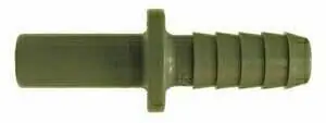 Discount Midland Metal 20854P Adapter, 1/4 in Push-On Hose Stem x 1/4 in Hose Barbed, Polypropylene