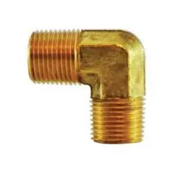 AMC 706230-08 90 deg Pipe Elbow, 1/2 in MNPTF x 1/2 in MNPTF, Brass Big Sale